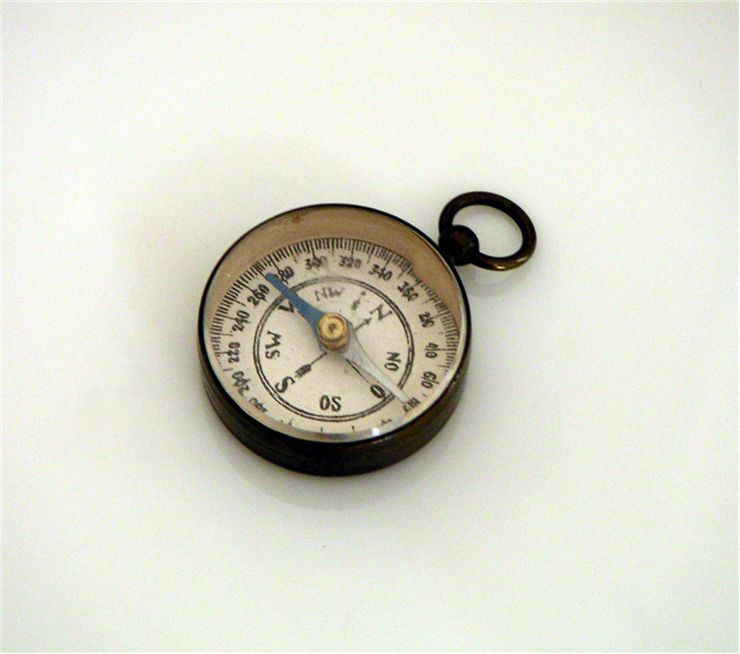 Picture Of Small Old Compass