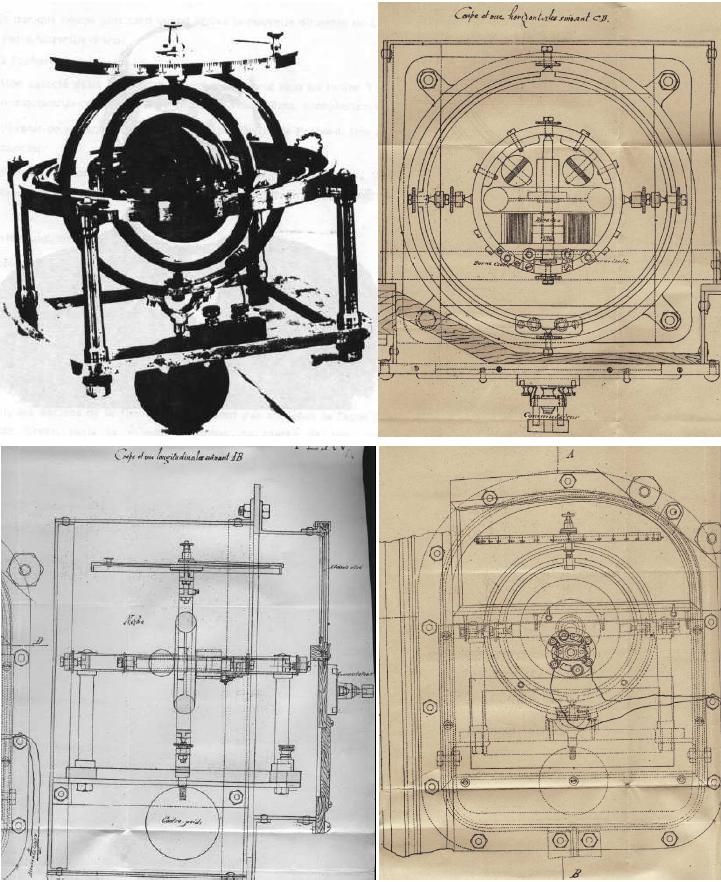 Picture Of Gyrocompass Gymnote 1889